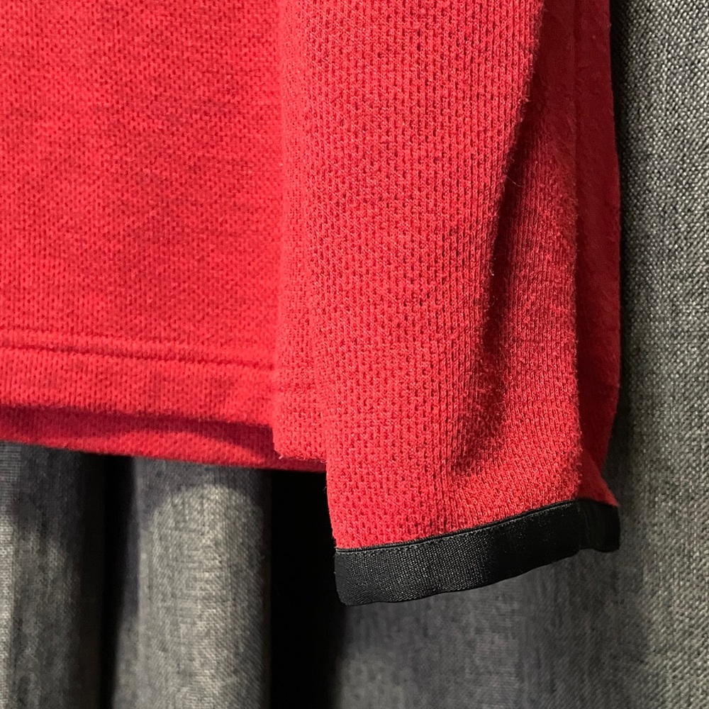 Men’s Adidas Red Quarter-Zip - Picture 5 of 10